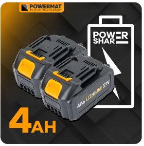 Kosiarka akumulatorowa Powermat KOSIARKA AKUMULATOROWA 20V 4AH ŁADOWARKA 2X BATERIA MOCNA LEKKA KOSZ 30L 14