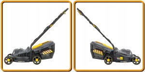 Kosiarka akumulatorowa Powermat KOSIARKA AKUMULATOROWA 20V 4AH ŁADOWARKA 2X BATERIA MOCNA LEKKA KOSZ 30L 3