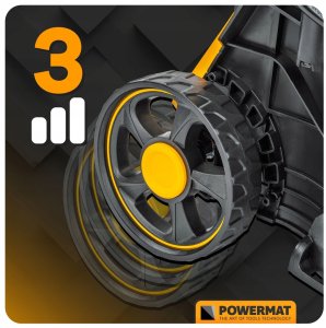 Kosiarka akumulatorowa Powermat KOSIARKA AKUMULATOROWA 20V 4AH ŁADOWARKA 2X BATERIA MOCNA LEKKA KOSZ 30L 8
