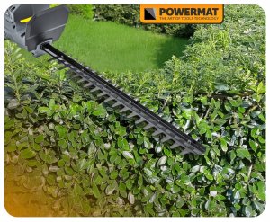 NOŻYCE AKUMULATOROWE DO ŻYWOPŁOTU KRZEWÓW GAŁĘZI 450MM 21V 2AH DUŻA MOC 3