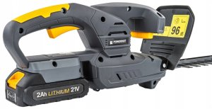 NOŻYCE AKUMULATOROWE DO ŻYWOPŁOTU KRZEWÓW GAŁĘZI 450MM 21V 2AH DUŻA MOC 10