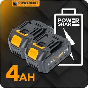 Kosiarka akumulatorowa Powermat KOSIARKA AKUMULATOROWA 20V 4AH ŁADOWARKA 2X BATERIA MOCNA DUŻY KOSZ 42L 5