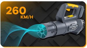 DMUCHAWA AKUMULATOROWA DO LIŚCI ŚNIEGU OSUSZANIA OGRODOWA 21V 2x 2AH 12