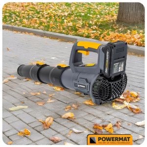 DMUCHAWA AKUMULATOROWA DO LIŚCI ŚNIEGU OSUSZANIA OGRODOWA 21V 2x 2AH 3