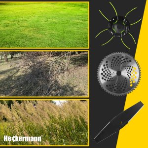 Podkaszarka akumulatorowa wielofunkcyjna Heckermann Basic AJPK80 9