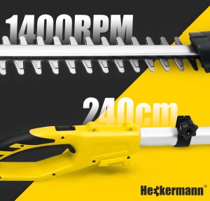 Heckermann Nożyce do żywopłotu na wysięgniku akumulatorowe Sekator Heckermann Select AVNZW20 2