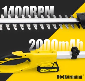 Nożyce do żywopłotu na wysięgniku akumulatorowe Sekator Heckermann Select AVNZW20 2