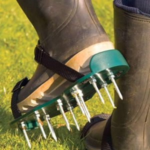 Wertykulator Areator do Trawy Napowietrzania Trawników na Buty Podeszwy 7