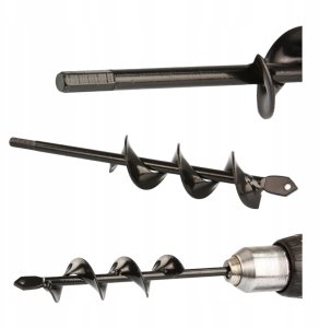 Wiertło ogrodowe – świder do gleby 4x45cm (80) 4