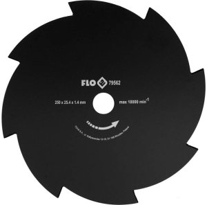 FLO TARCZA TNĄCA 8-ZĘBÓW DO KOSY 250/25,4mm 1