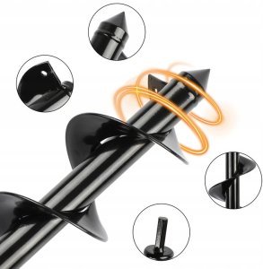 Wiertło ogrodowe – świder do gleby 10x60cm (30) 11