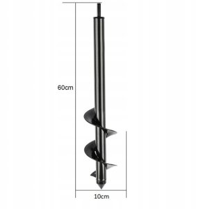 Wiertło ogrodowe – świder do gleby 10x60cm (30) 13