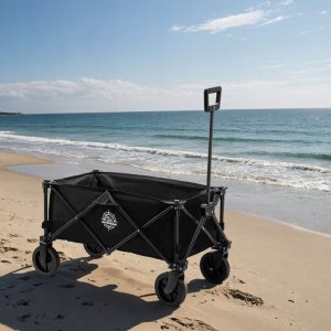 Wózek ogrodowy – plażowy składany 127L 100kg (1) 2