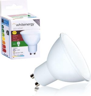 Whitenergy żarówka LED GU10, 10 x SMD 2835, 5W, mleczne, MR16 (10364) 1
