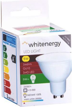 Whitenergy żarówka LED GU10, 10 x SMD 2835, 5W, mleczne, MR16 (10364) 4