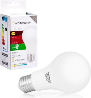Whitenergy żarówka LED E27, 9 x SMD 2835, 10W, ciepła biała, A60 (10389) 1