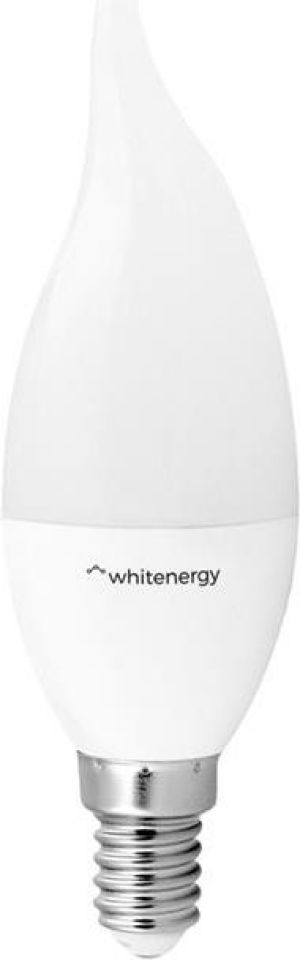 Whitenergy Żarówka LED 8 x SMD 2835, C37L, E14, 7W, ciepła biała, mleczna (10396) 1