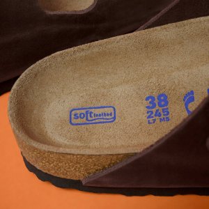 Birkenstock Arizona FL WB Habana 452761 Brązowe 42 16