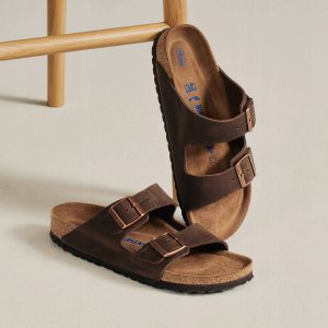 Birkenstock Arizona FL WB Habana 452761 Brązowe 43 16