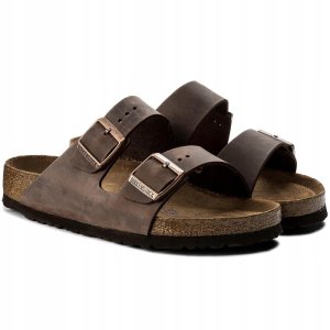 Birkenstock Arizona FL WB Habana 452761 Brązowe 43 3