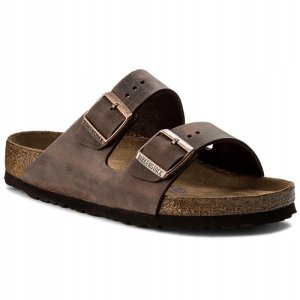 Birkenstock Arizona FL WB Habana 452761 Brązowe 44 1