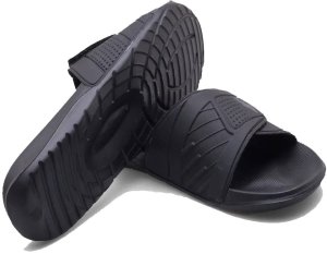 Klapki męskie 4F Na basen plażę Czarne na rzep 41 3