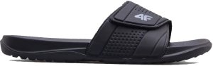 Klapki męskie 4F Na basen plażę Czarne na rzep 41 4