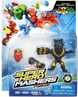 Figurka Hasbro Super Hero Mashers Micro Black Panther (B6431) 1