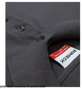 Resist Heavy Polo - ADLER - Resist Heavy Polo - Koszulka polo damska, 200 g/m2, 100 % bawełna - zieleń butelkowa 06 (brand label) XS 4