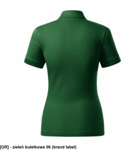 Resist Heavy Polo - ADLER - Resist Heavy Polo - Koszulka polo damska, 200 g/m2, 100 % bawełna - zieleń butelkowa 06 (brand label) XL 5