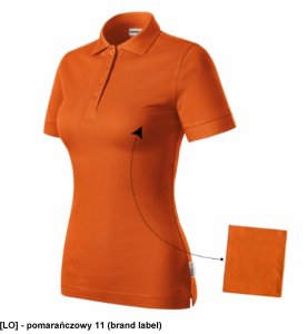 Resist Heavy Polo - ADLER - Resist Heavy Polo - Koszulka polo damska, 200 g/m2, 100 % bawełna - pomarańczowy 11 (brand label) M 2