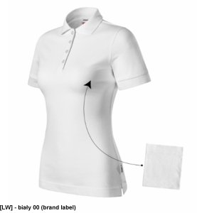 Resist Heavy Polo - ADLER - Resist Heavy Polo - Koszulka polo damska, 200 g/m2, 100 % bawełna - biały 00 (brand label) S 2