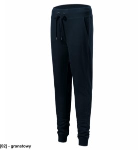 Rest - ADLER - Rest - Spodnie dresowe damskie, 280 g/m2, 80 % bawełna, 20 % poliester, 75 % bawełna, 25 % wiskoza - granatowy XL 1