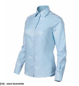 Journey - ADLER - Journey - Koszula damska, 130 g/m2, 100 % bawełna - slant blue/white 2XL 1