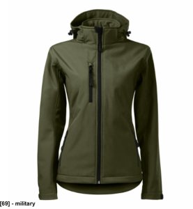 Performance 521 - ADLER - Softshell kurtka damska, 300 g/m2, 6% elastan, 94% poliester, - military S 1