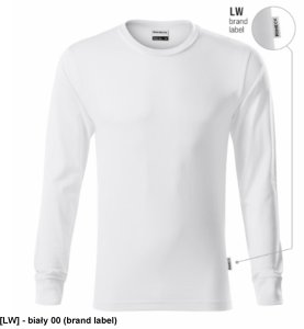 Resist LS R05 - ADLER - Koszulka unisex, 160 g/m2, 100% bawełna, - biały 00 (brand label) XL 1