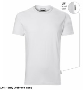 Resist heavy R03 - ADLER - Koszulka męska, 200 g/m2, 100% bawełna, - biały 00 (brand label) XL 1