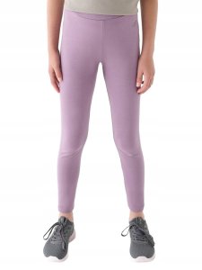 Getry dla dziewczynki F239 4F legginsy sportowe dziecięce  bawełniane r 164 1