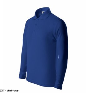 Pique Polo LS - ADLER - Pique Polo LS - Koszulka polo dziecięca, 200 g/m2, 65 % bawełna, 35 % poliester - chabrowy - 122 cm/6 lat-158 cm/12 lat 134 cm/8 lat 1