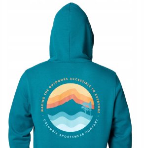 Columbia Columbia Trek Graphic Hoodie 2018494364 Zielone M 2