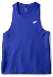 Męska koszulka do biegania Brooks Atmosphere Singlet 3.0 niebieska Rozmiar:L 1