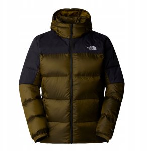 Kurtka diablo down hoodie-moss green black heather-tnf black-l THE NORTH FACE 1