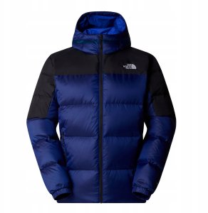 Kurtka diablo down hoodie-tnf blue black heather-tnf black-l THE NORTH FACE 1