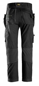 Snickers arbejdsbuks str. 48 - sort stretch m/hylsterlommer - 6902 2
