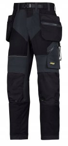 Snickers arbejdsbuks str. 48 - sort stretch m/hylsterlommer - 6902 5