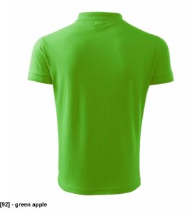 Pique Polo Free - ADLER - Pique Polo Free - Koszulka polo męska, 200 g/m2, 65 % bawełna, 35 % poliester, 85 % bawełna, 15 % - zieleń butelkowa S 12