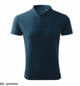 Pique Polo Free - ADLER - Pique Polo Free - Koszulka polo męska, 200 g/m2, 65 % bawełna, 35 % poliester, 85 % bawełna, 15 % - zieleń butelkowa S 17