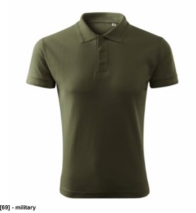 Pique Polo Free - ADLER - Pique Polo Free - Koszulka polo męska, 200 g/m2, 65 % bawełna, 35 % poliester, 85 % bawełna, 15 % - zieleń butelkowa S 2