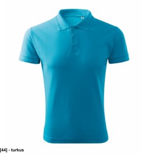Pique Polo Free - ADLER - Pique Polo Free - Koszulka polo męska, 200 g/m2, 65 % bawełna, 35 % poliester, 85 % bawełna, 15 % - zieleń butelkowa S 38