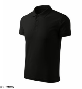 Pique Polo Free - ADLER - Pique Polo Free - Koszulka polo męska, 200 g/m2, 65 % bawełna, 35 % poliester, 85 % bawełna, 15 % - zieleń butelkowa S 40